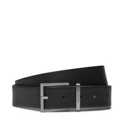 Pasek Męski Calvin Klein. Czarne paski męskie CALVIN KLEIN, bez wzorów, casualowe. Za 169.99 zł.