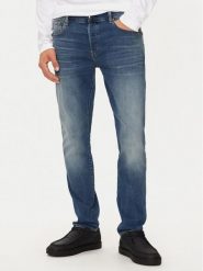G-Star Raw Jeansy 3301 51001-8968-2965 Granatowy Slim Fit. Niebieskie jeansy męskie G-Star Raw. Za 339.99 zł.