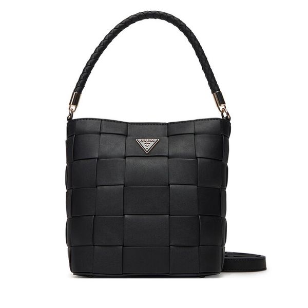 Torebka Guess. Czarne torebki klasyczne damskie Guess, z aplikacjami, bez dodatków. Za 389.99 zł.