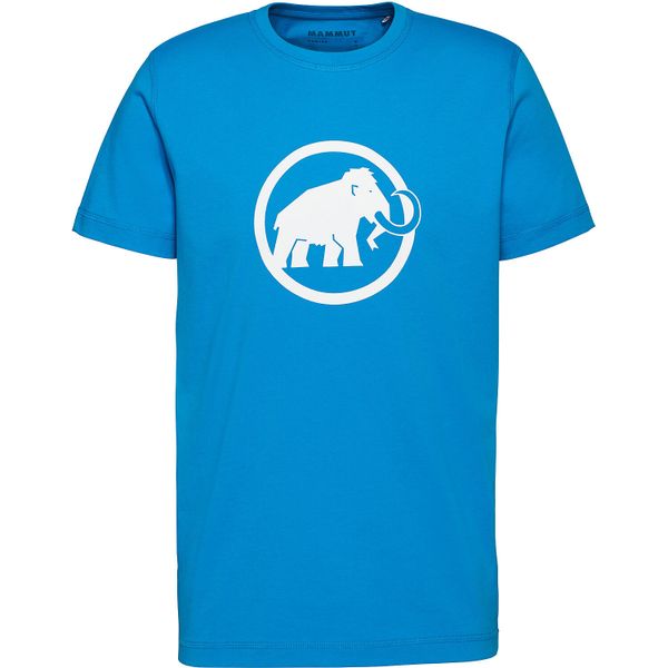 Koszulka bawełniana męska Mammut Core T-Shirt Classic. Niebieskie t-shirty męskie Mammut, m, bez wzorów, z bawełny, bez kołnierzyka. Za 149.99 zł.