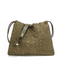 SUVRAI Torebka w kolorze khaki - 32 x 26 x 13 cm rozmiar: onesize. Brązowe torebki klasyczne damskie SUVRAI, bez wzorów, z materiału, bez dodatków. Za 108.99 zł.