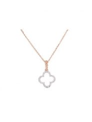 Diamant Exquis Złoty naszyjnik z diamentową zawieszką - dł. 40 cm rozmiar: onesize. Żółte naszyjniki damskie Diamant Exquis, złote. Za 991.99 zł.