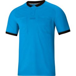 Koszulka Jako arbitre. Niebieskie t-shirty sportowe męskie Jako, bez ramiączek, do piłki nożnej. Za 263.50 zł.