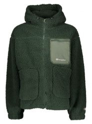 Champion Kurtka polarowa w kolorze ciemnozielonym rozmiar: XXL. Zielone kurtki damskie CHAMPION, xxl, bez wzorów, z polaru, bez kaptura. Za 182.72 zł.