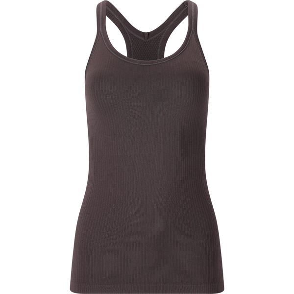 Damski tank top Athlecia Connie. Brązowe topy damskie Athlecia, bez wzorów, bez ramiączek. Za 150.50 zł.