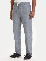 Tommy Jeans Spodnie materiałowe Sonny DM0DM22820 Niebieski Slim Fit. Niebieskie spodnie materiałowe męskie Tommy Jeans, bez wzorów, z bawełny. Za 409.99 zł.