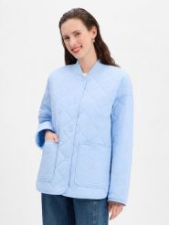 Marc O'Polo Denim kurtka pikowana Kobiety niebieski, M. Niebieskie kurtki damskie Marc O'Polo Denim, m, bez wzorów, z denimu, bez kaptura. Za 479.95 zł.