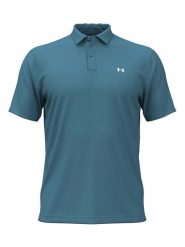 Under Armour Funkcyjna koszulka polo w kolorze morskim rozmiar: L. Niebieskie koszulki polo męskie Under Armour, l, bez wzorów, z materiału, bez ramiączek. Za 129.95 zł.