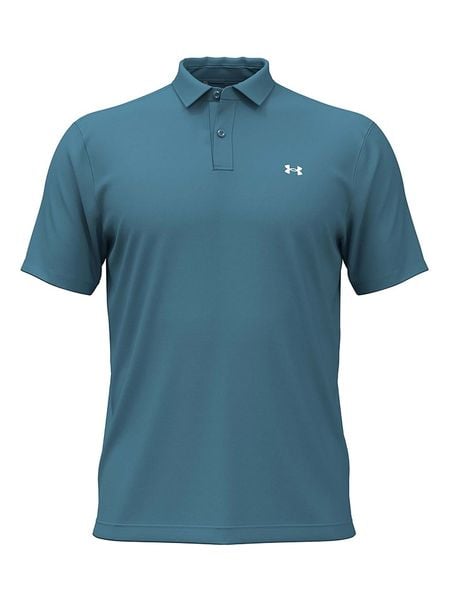 Under Armour Funkcyjna koszulka polo w kolorze morskim rozmiar: L. Niebieskie koszulki polo męskie Under Armour, l, bez wzorów, z materiału, bez ramiączek. Za 144.95 zł.