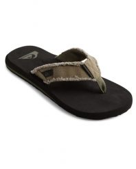 Sandały dla Mężczyzn MONKEY ABYSS Zielony. Zielone sandały męskie Quiksilver, z materiału, bez zapięcia. Za 109.99 zł.