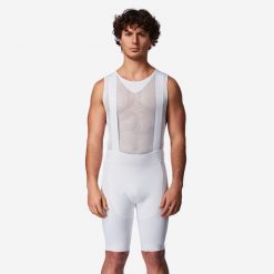 Spodenki rowerowe szosowe męskie Van Rysel RCR-R 5 LTD. Białe szorty męskie VAN RYSEL, bez wzorów, z poliamidu. Za 319.99 zł.