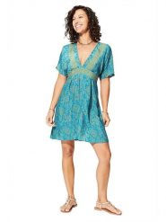 Ipanima Sukienka w kolorze niebieskim rozmiar: 34-40. Niebieskie sukienki damskie Ipanima, bez wzorów, klasyczne, bez kołnierzyka, bez ramiączek, mini, rozkloszowane. Za 79.21 zł.