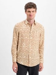 Drykorn koszula casual - Ramis Mężczyźni Regular Fit brązowy|beżowy, S. Brązowe koszule męskie Drykorn, m, bez wzorów, bez kołnierzyka, bez ramiączek. Za 599.95 zł.
