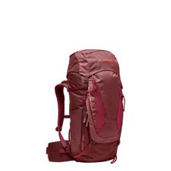 Plecak trekkingowy damski Vaude Asymmetric 38+8 - dark cherry. Czerwone plecaki damskie Vaude, bez wzorów, sportowe. Za 671.99 zł.
