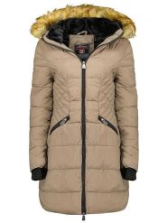 ANAPURNA Parka "Bolmen" w kolorze szarobrązowym rozmiar: XL. Brązowe parki damskie ANAPURNA, xl, bez wzorów. Za 217.99 zł.