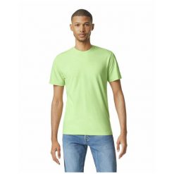 Koszulka Softstyle Dla Dorosłych Unisex. Zielone bluzki damskie Gildan, l, bez wzorów, sportowe, bez kołnierzyka, bez ramiączek. Za 28.99 zł.