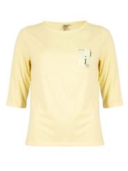 Roadsign Koszulka w kolorze żółtym rozmiar: S. Żółte bluzki damskie Roadsign, s, bez wzorów, z bawełny, bez kołnierzyka, bez ramiączek. Za 34.99 zł.