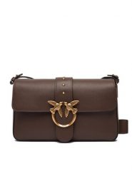 PINKO Torebka Love One Mini Slouchy Fl 104524 A0QO Brązowy. Brązowe torebki klasyczne damskie Pinko, bez wzorów, ze skóry, bez dodatków. Za 1,579.00 zł.
