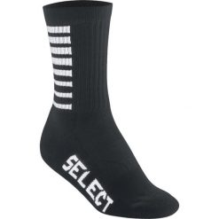 Skarpety piłkarskie treningowe męskie Select Striped czarne. Czarne skarpetki męskie DERBYSTAR, bez wzorów, z bawełny. Za 83.00 zł.