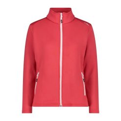 Damska rozciągliwa polarowa bluza z zamkiem CMP. Czerwone bluzy bez kaptura damskie CMP, s, z dzianiny. Za 302.00 zł.