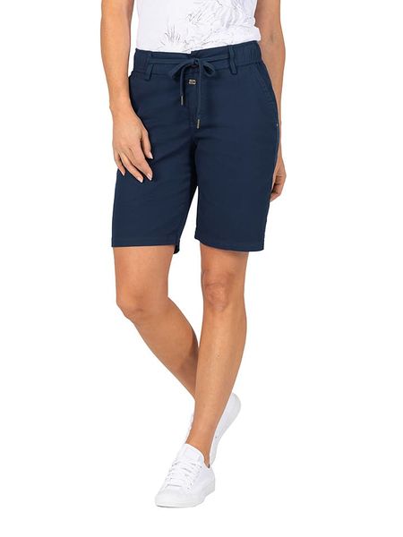 Timezone Szorty "Cameron" w kolorze granatowym rozmiar: W24. Niebieskie szorty damskie Timezone, bez wzorów. Za 79.59 zł.