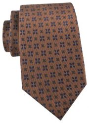 Krawat Męski - Angelo di Monti - Brązowy w Groszek. Brązowe krawaty i muchy męskie Angelo di Monti, bez wzorów, z tkaniny, eleganckie. Za 45.00 zł.