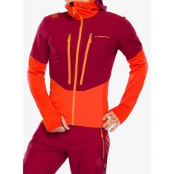 Bluza z kapturem męska La Sportiva Session Tech Hoody. Brązowe bluzy z kapturem męskie La Sportiva, na zimę, m, z syntetyku. Za 864.00 zł.
