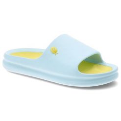 Niebieskie Klapki Damskie Hot Potatoes Z Wymienną Wkładką. Niebieskie klapki damskie Hot Potatoes by Gioseppo, bez wzorów, bez obcasa. Za 152.99 zł.