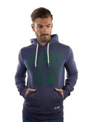Superdry Bluza w kolorze granatowym rozmiar: XXL. Niebieskie bluzy z kapturem męskie Superdry., xxl, z bawełny. Za 175.67 zł.