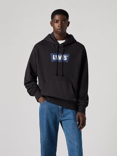 Levi's Bluza w kolorze czarnym rozmiar: XL. Czarne bluzy z kapturem męskie Levi's, s, z bawełny. Za 166.10 zł.