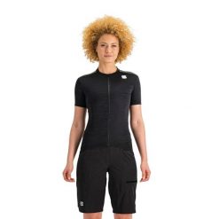 Spodenki rowerowe damskie Sportful Giara Overshort. Czarne spodenki sportowe damskie SPORTFUL, xl, z elastanu, rowerowe. Za 180.00 zł.