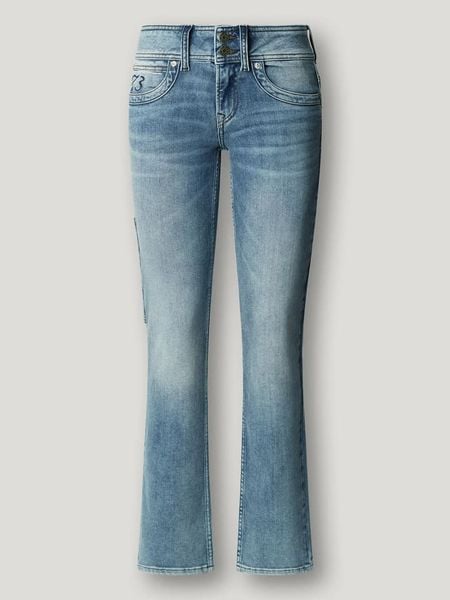 Pepe Jeans Dżinsy "Vensu" - Slim fit - w kolorze błękitnym rozmiar: W28/L32. Niebieskie jeansy damskie Pepe Jeans. Za 246.53 zł.