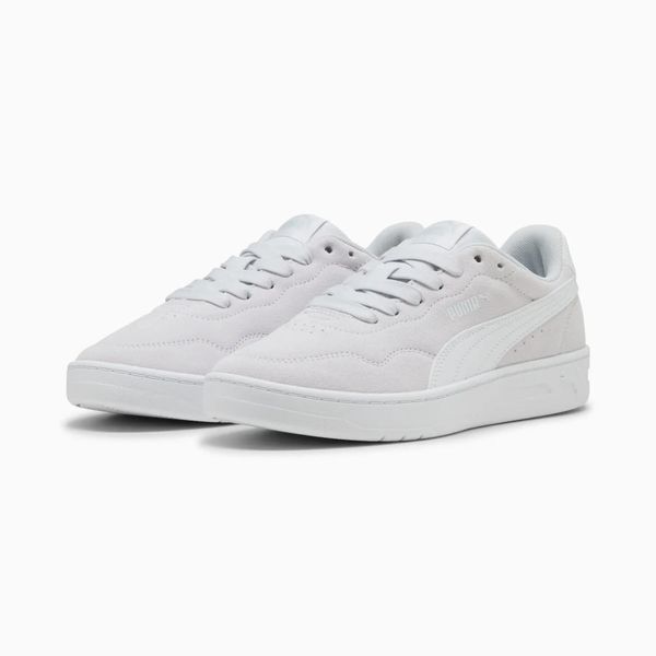 Buty sportowe damskie Puma COURT LALLY SD 40073405. Szare buty sportowe na co dzień damskie Puma, bez wzorów, z gumy. Za 178.56 zł.