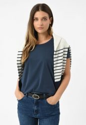 Koszulka basic T-DIANA. T-shirty damskie Volcano, m, bez wzorów, z materiału, bez kołnierzyka. Za 54.99 zł.