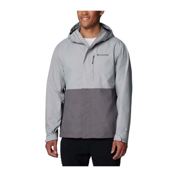 Kurtka przeciwdeszczowa Columbia Hikebound II Jacket. Szare kurtki damskie Columbia, bez wzorów, sportowe, bez kaptura. Za 369.00 zł.