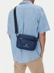 Nautica Saszetka C-NTC-M-004-08 Granatowy. Niebieskie saszetki męskie Nautica, z materiału. Za 89.99 zł.