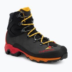 Buty trekkingowe męskie La Sportiva Aequilibrium Trek GTX. Szare buty trekkingowe męskie La Sportiva, z gore-texu, bez zapięcia, wspinaczkowe, gore-tex. Za 1,259.00 zł.