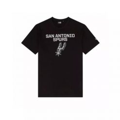 T-Shirt NBA San Antonio Spurs New Era Team logo Noir. Czarne t-shirty męskie New Era, xl, bez wzorów, z materiału, bez kołnierzyka. Za 174.00 zł.