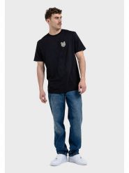 OLDSKULL Koszulka w kolorze czarnym rozmiar: M. Czarne bluzki damskie OLDSKULL, m, bez wzorów, z bawełny, bez kołnierzyka, bez ramiączek. Za 105.38 zł.