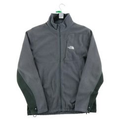Second life - The North Face kurtka polarowa męska - Stan bardzo dobry. Szare kurtki treningowe męskie The North Face, l, bez wzorów, z materiału, trekkingowe. Za 170.36 zł.