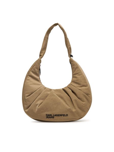 Karl Lagerfeld Jeans Torebka B2W30145 Beżowy. Brązowe torebki klasyczne damskie Karl Lagerfeld Jeans, bez wzorów, z jeansu, bez dodatków. Za 709.99 zł.