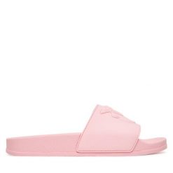 Klapki PINKO. Czerwone klapki damskie Pinko, bez wzorów, bez obcasa. Za 319.99 zł.