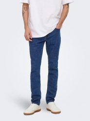ONLY & SONS Dżinsy - Slim fit - w kolorze granatowym rozmiar: W36/L32. Niebieskie jeansy męskie Only & Sons. Za 114.95 zł.