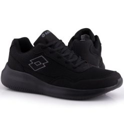 Buty męskie sportowe Lotto CONNECT OC. Czarne buty sportowe na co dzień męskie Lotto, bez zapięcia. W wyprzedaży za 99.00 zł.