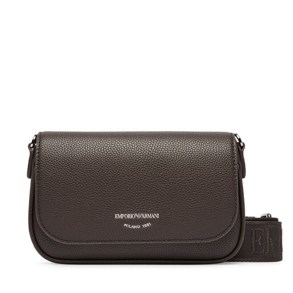 Torebka Emporio Armani. Brązowe listonoszki damskie Emporio Armani, bez wzorów, bez dodatków. Za 869.99 zł.