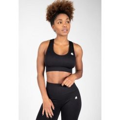 Neiro Bezszwowe Biustonosz sportowy - Czarny. Czarne biustonosze sportowe damskie GORILLA WEAR, bez wzorów. Za 183.00 zł.