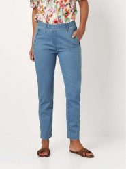 Relaxed by TONI Dżinsy - Slim fit - w kolorze błękitnym rozmiar: W38. Niebieskie jeansy damskie Relaxed by TONI, z podwyższonym stanem. Za 152.99 zł.