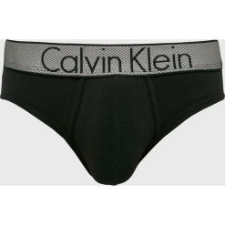 Calvin Klein Underwear - Slipy. Czarne slipki męskie Calvin Klein Underwear, bez wzorów, z bawełny. W wyprzedaży za 99.90 zł.