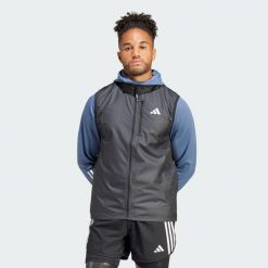 Bezrękawnik Own the Run. Czarne kamizelki męskie Adidas, xl, z materiału. Za 279.00 zł.