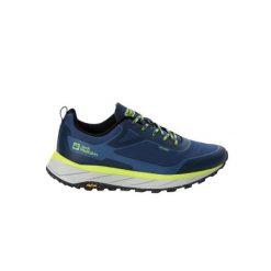 Buty trekkingowe męskie Jack Wolfskin Terrashelter Low. Niebieskie buty trekkingowe męskie Jack Wolfskin, bez zapięcia, trekkingowe. Za 299.99 zł.